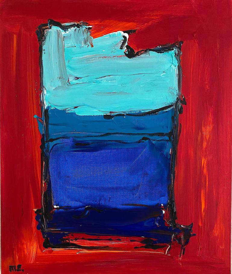Window to Sea, Acrylic on Canvas