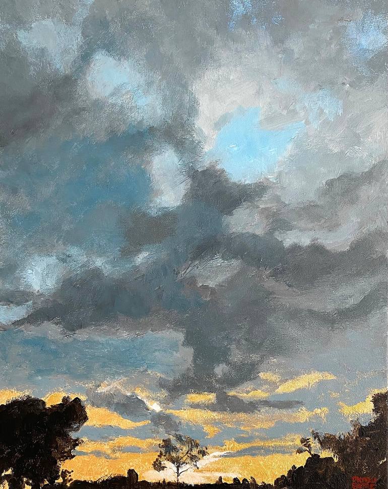 Sunset, Acrylic on Canvas