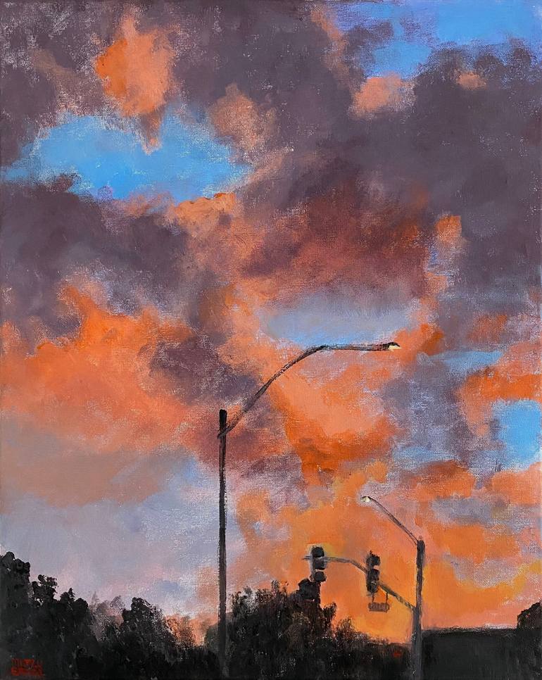 Dusk, Acrylic on Canvas