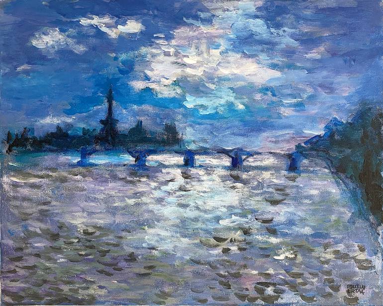 Pont Neuf, Acrylic on Canvas