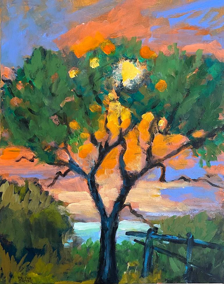 Morning Walk, Acrylic on Canvas