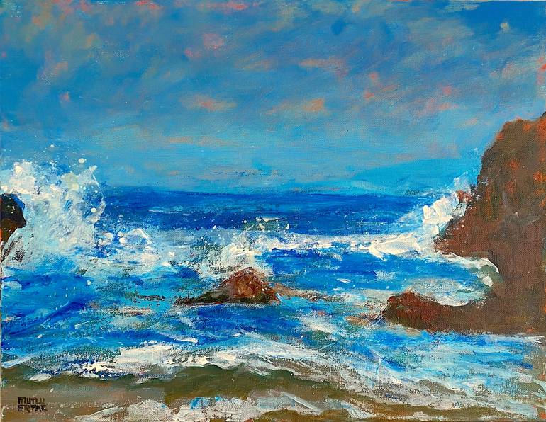 Waves, Acrylic on Canvas