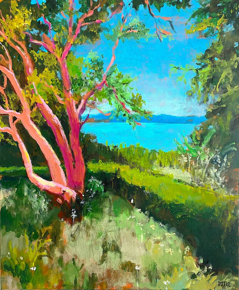 Blake Garden , San Francisco, Acrylic on Canvas