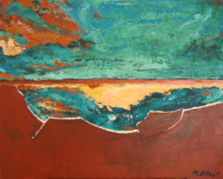 Fishingboat3, Acrylic on Canvas