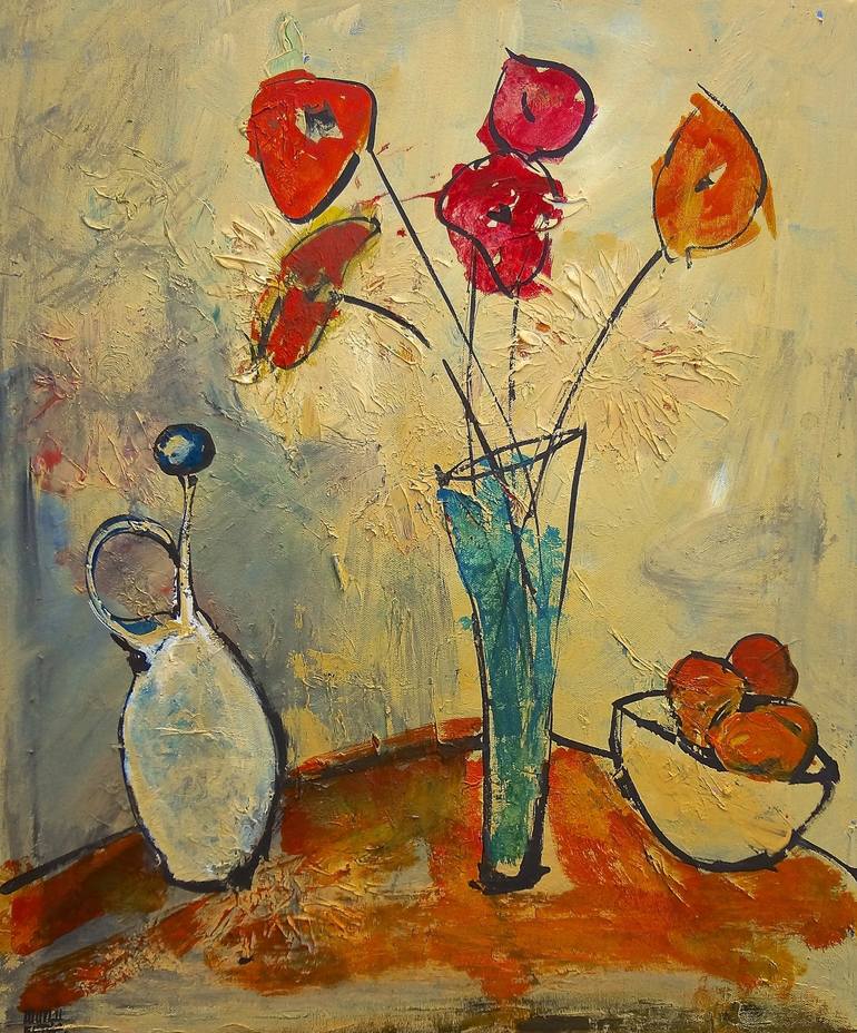 Still Life I, Acrylic on Canvas