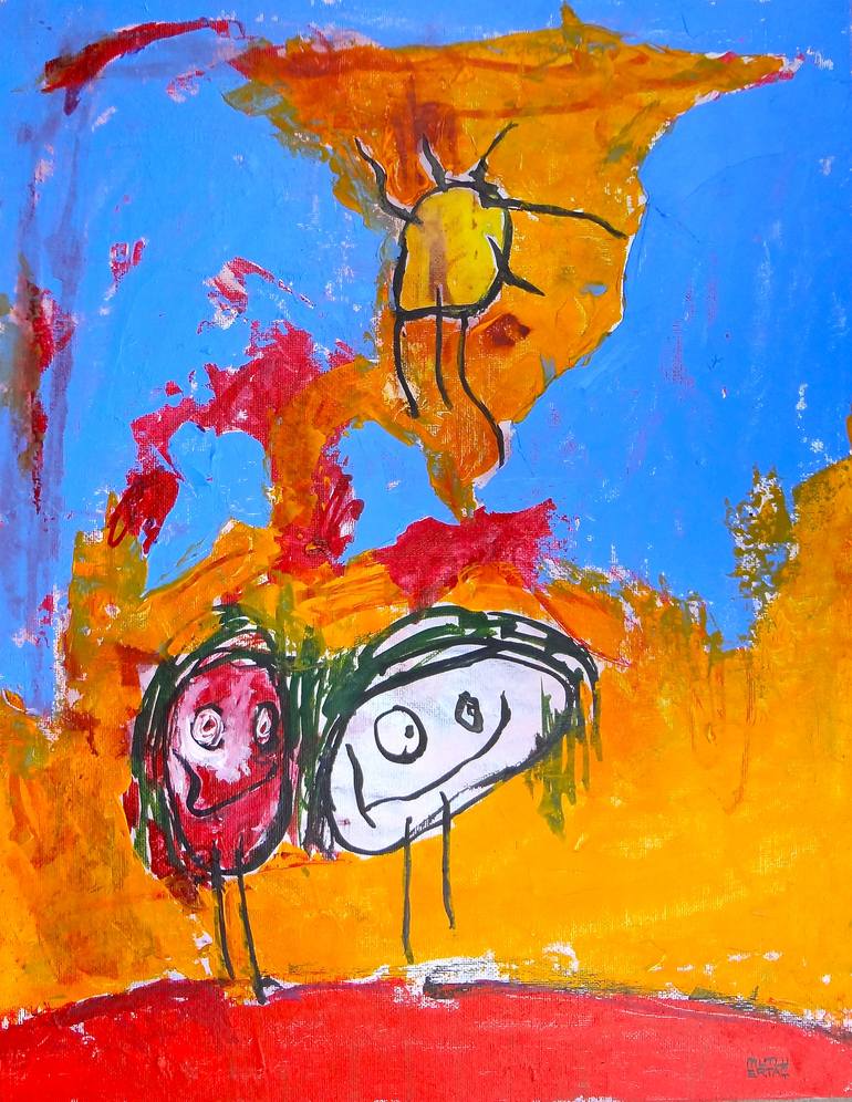 Friends, Acrylic on Canvas
