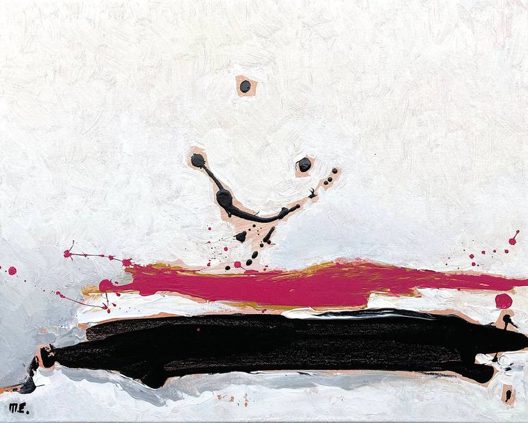 Ocean Series No. 1, Acrylic and Ink on Canvas