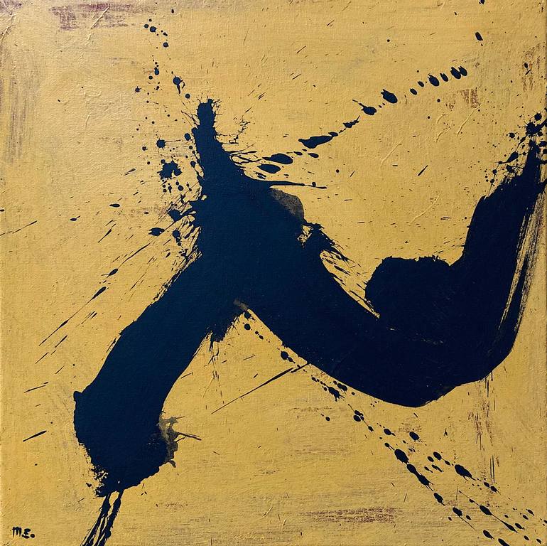 Impact, Acrylic and Ink on Canvas