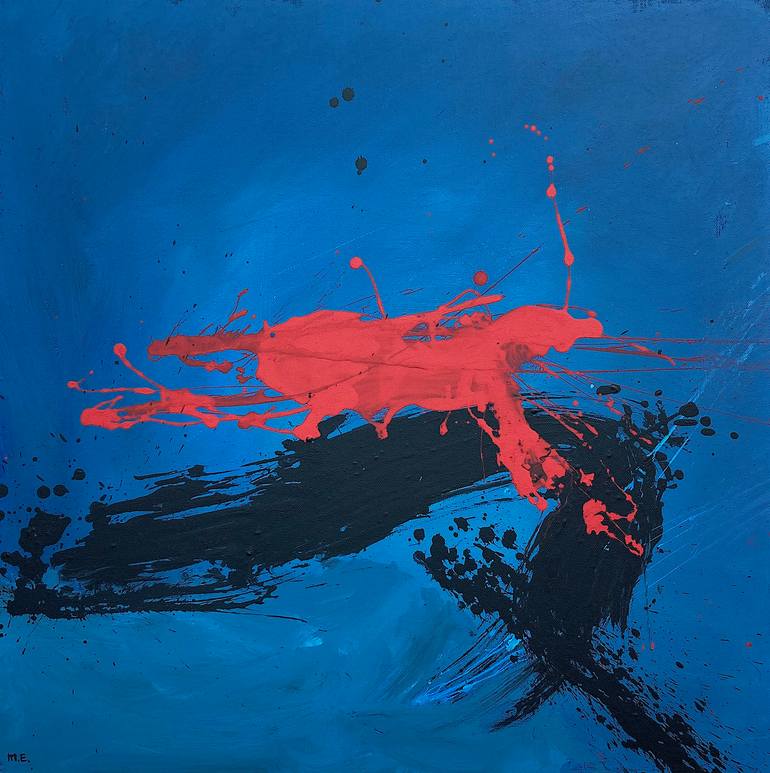 Influence, Acrylic and Ink on Canvas
