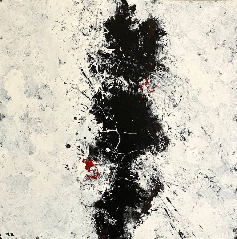 Flux, Acrylic and Ink on Canvas