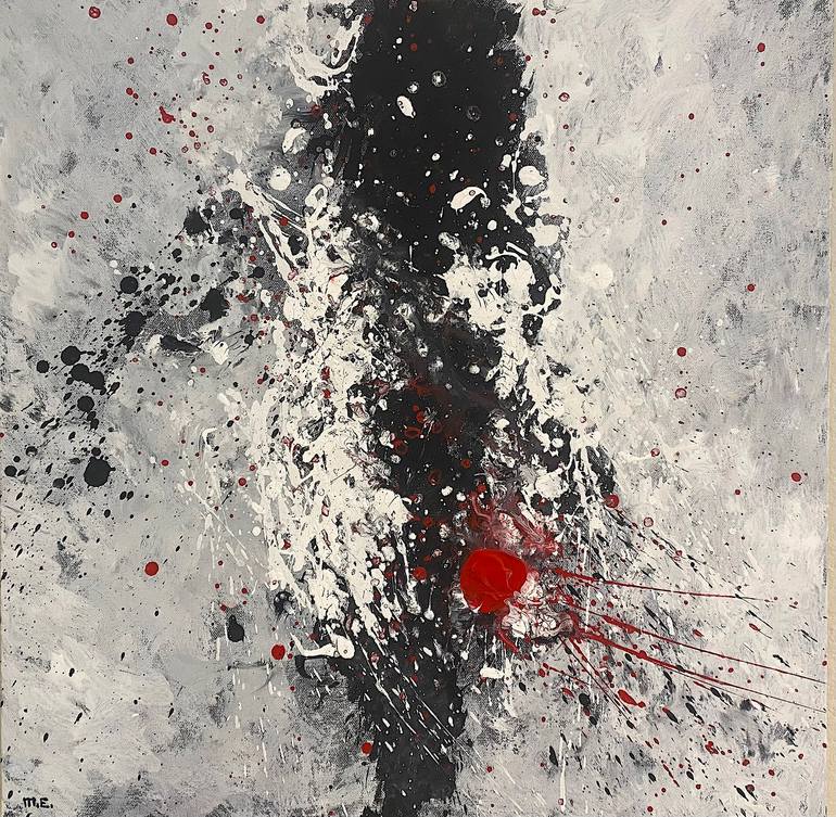 Birth, Acrylic and Ink on Canvas